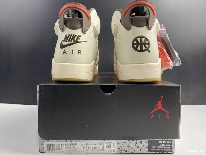 Kick Theory Quai54 Sail CZ4152-100 AIR 6 Retro Jordan Brown (2020) 0820
